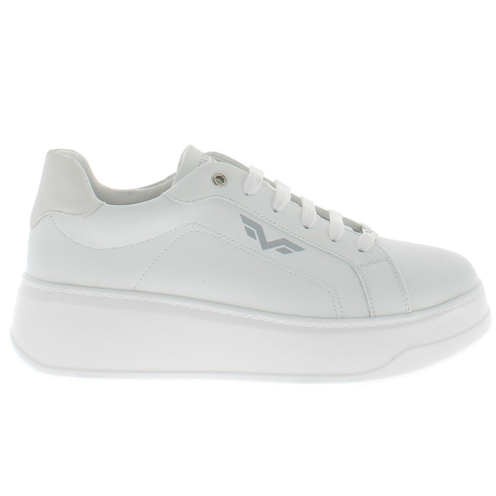 Armata di Mare Scarpe Donna Sneakers Basse con Soletta in Memory Foam AMD S51H27 White Silver