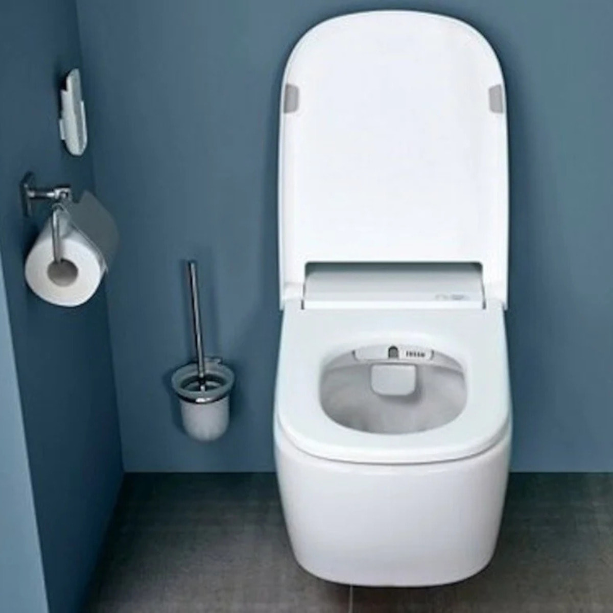 V-Care Comfort WC lavant suspendu sans bride avec commandes à distance + fonctions personnalisables, blanc (5674B0403-6194)