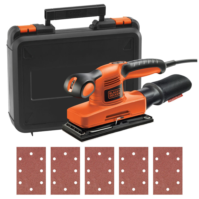Ponceuse vibrante 1/3 de feuille 240W - Vitesse variable, 15000 trs/min
