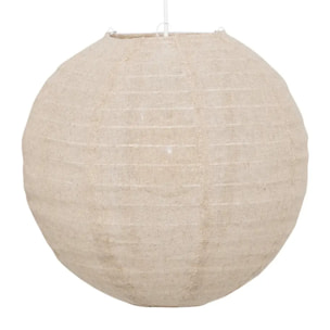 Lanterne japonaise boule "Jordy" beige D35cm