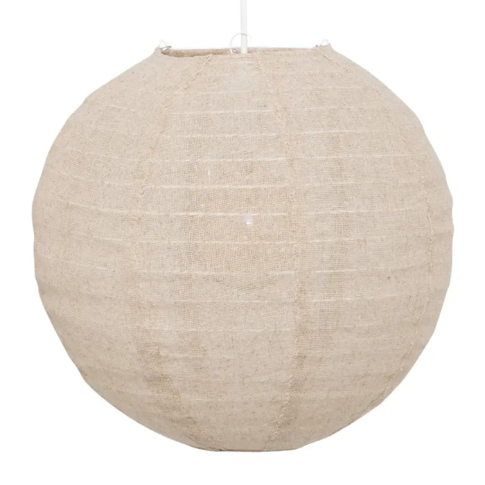Lanterne japonaise boule "Jordy" beige D35cm