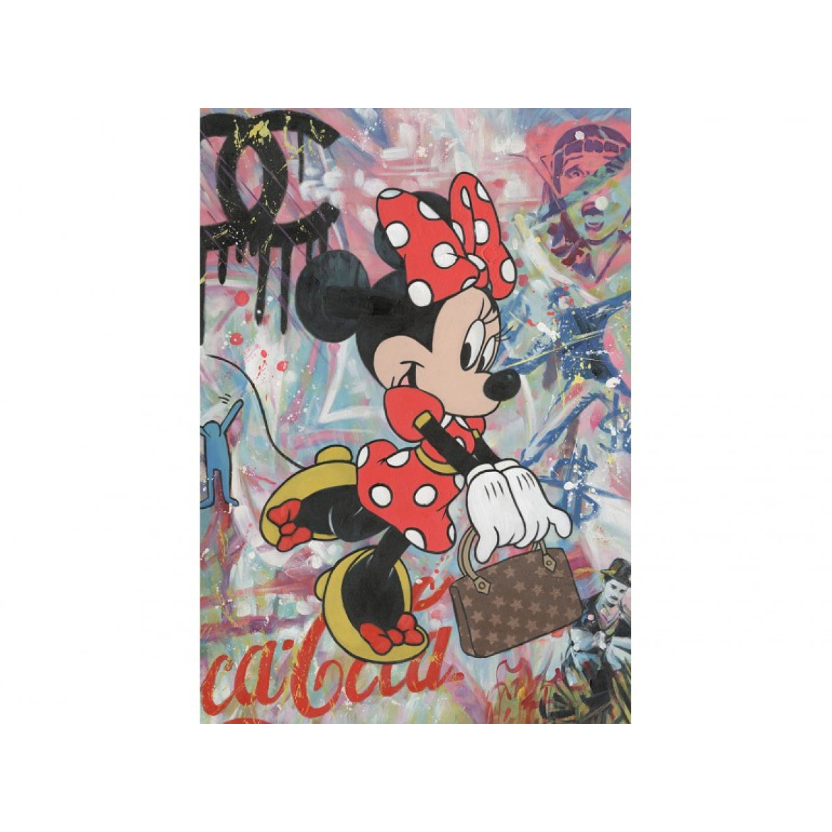 Peinture sur toile cadre décoratif personnage Disney® - MINNIE