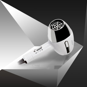 Sèche-cheveux Compact Sans Radiation - Blanc - 1400 W