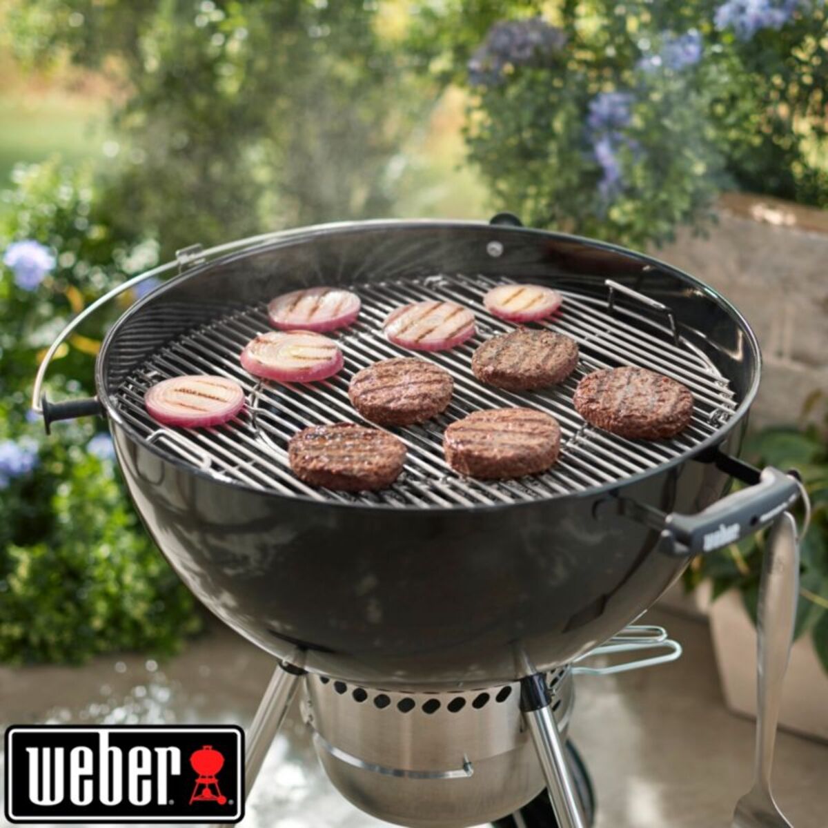 Grille barbecue WEBER de cuisson Gourmet en acier inox 57 cm