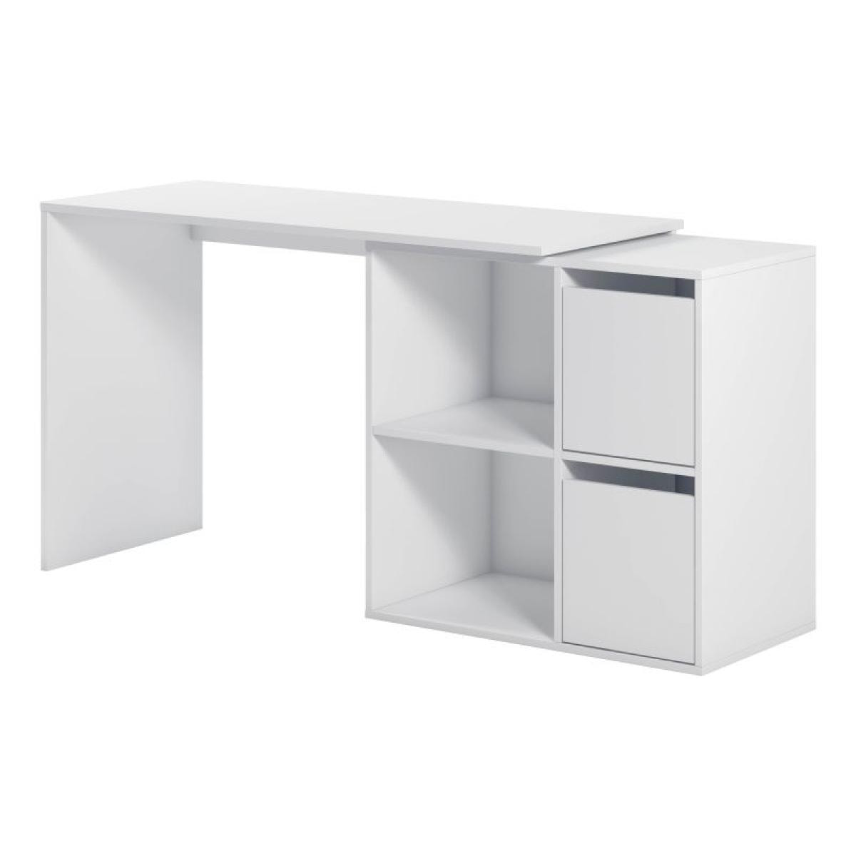 Mesa de escritorio multiposición Adapta Blanco Artik (Blanco Mate)