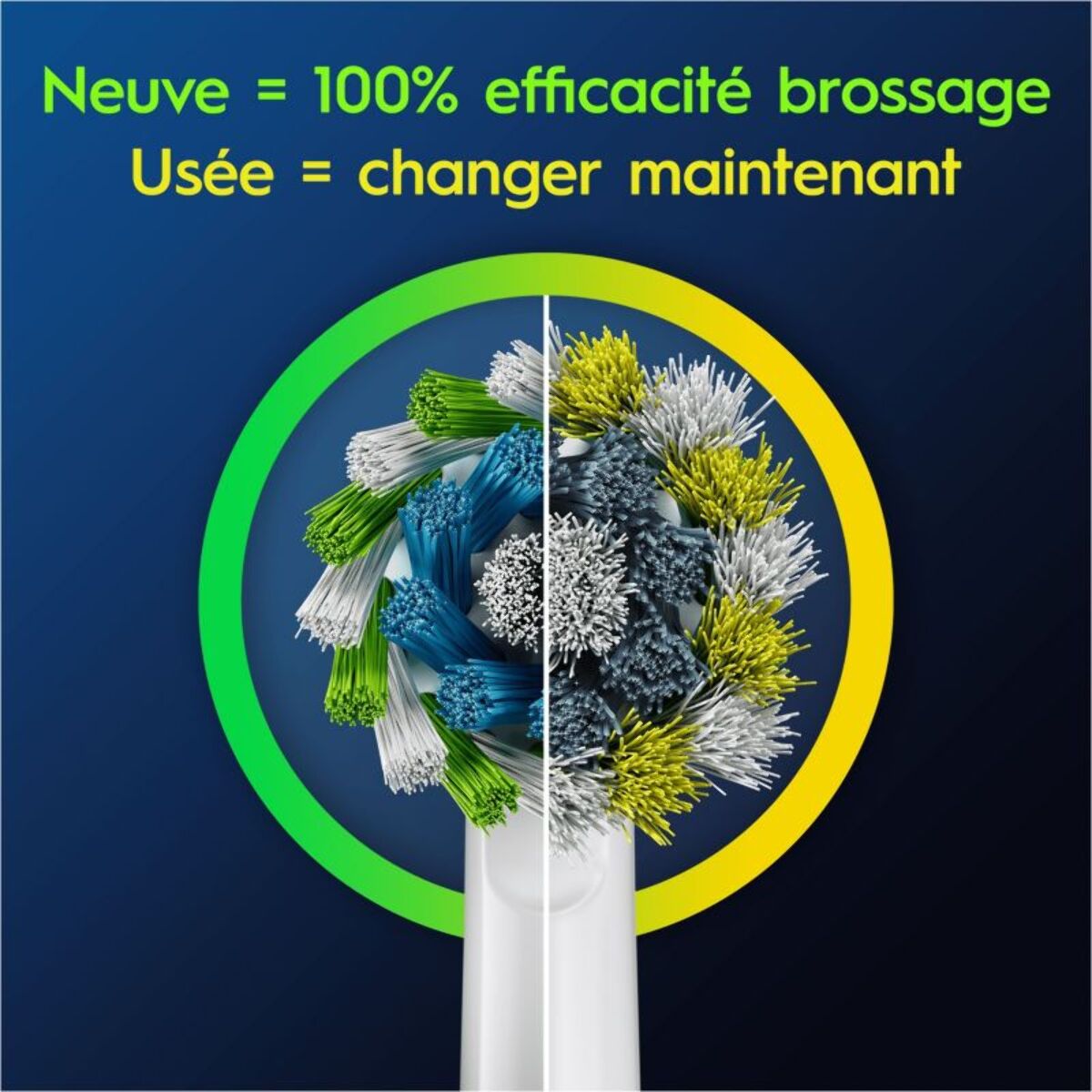 Brossette dentaire ORAL-B CrossAction X-Filaments 8er FFU