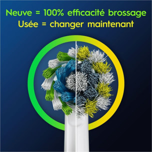 Brossette dentaire ORAL-B CrossAction X-Filaments 8er FFU
