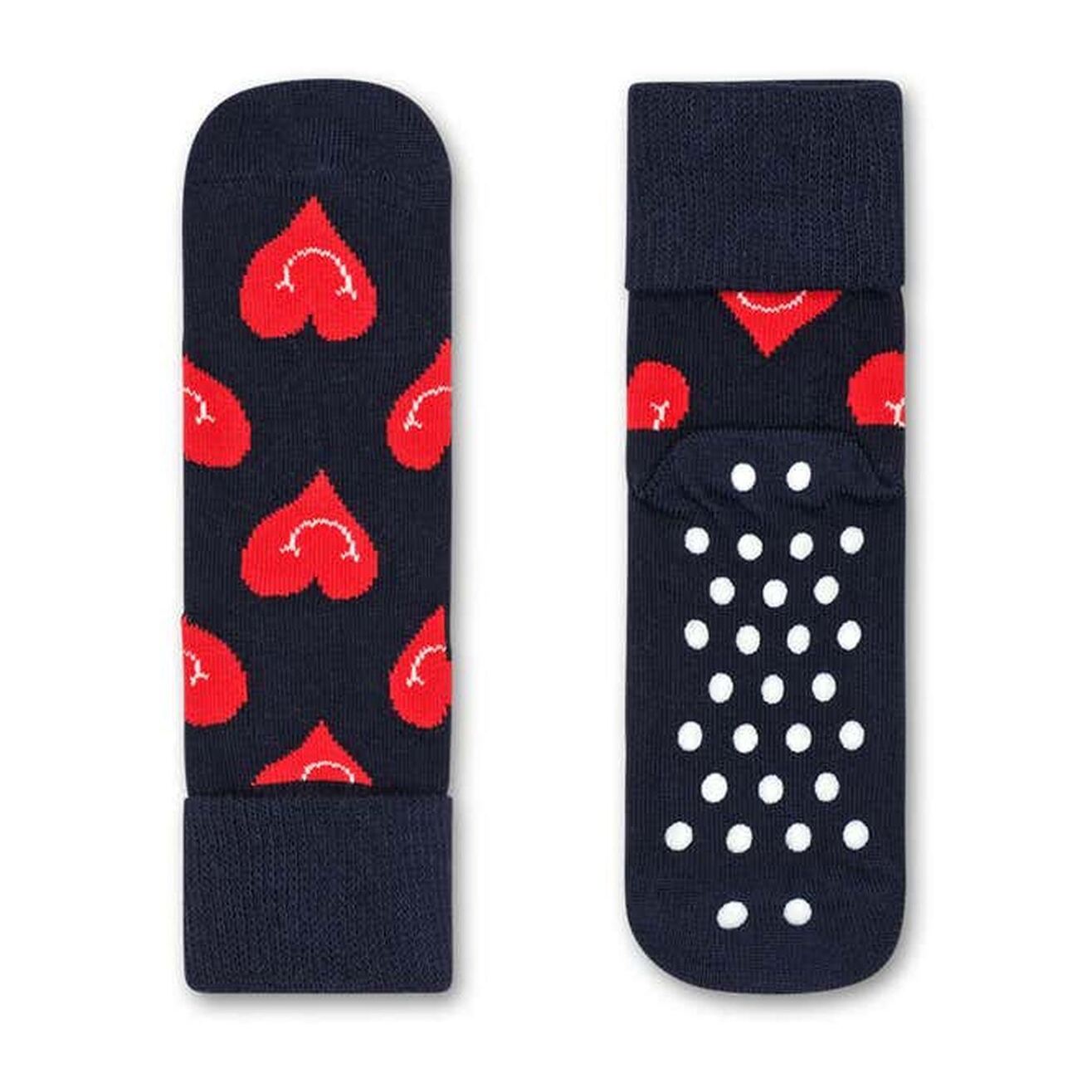 Calcetines pack-2 kids smiling heart anti-slip