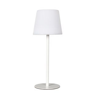 Lampe A Poser Ip44 Rechargeable Blanc