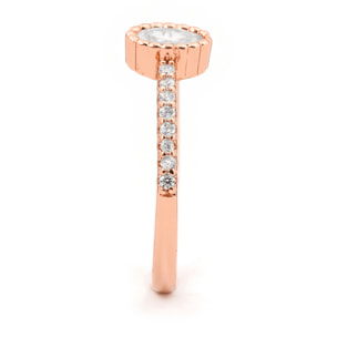 Anillo Zugje acabado oro rosa 18k