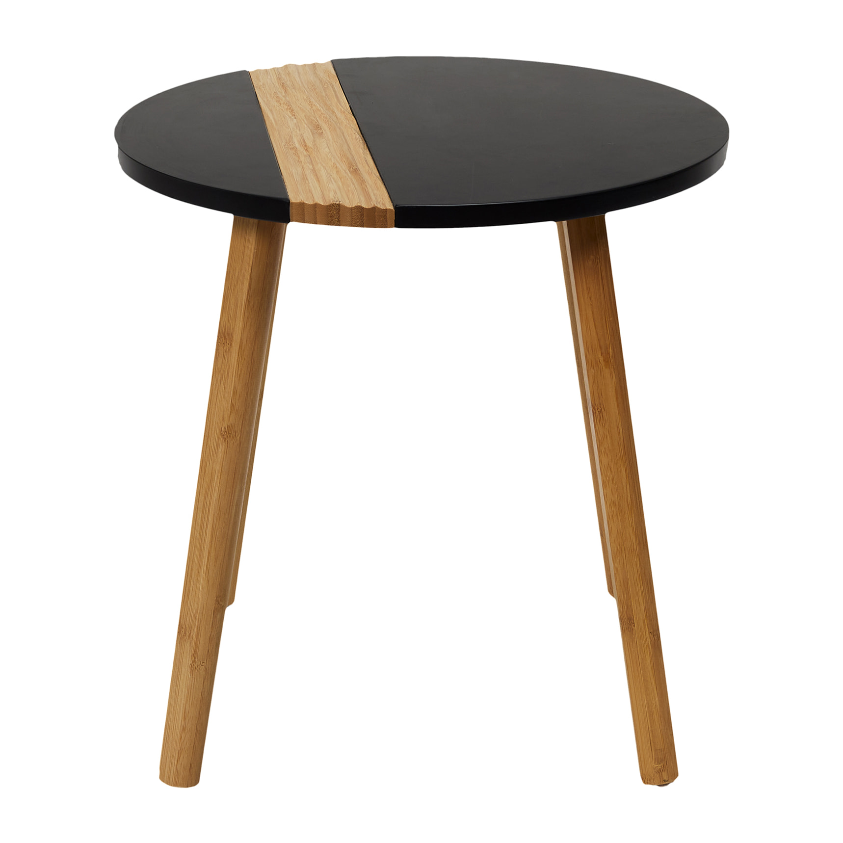 Table Gigogne Bicolore Relief Noir X2