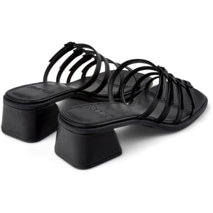 Sandalias - CAMPER Kora Sandal - Negro - Cuero liso