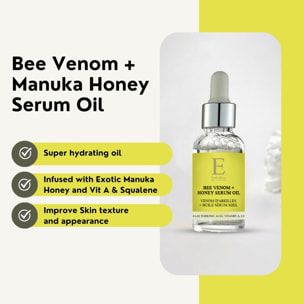 Aceite de suero de veneno de abeja + miel de Manuka