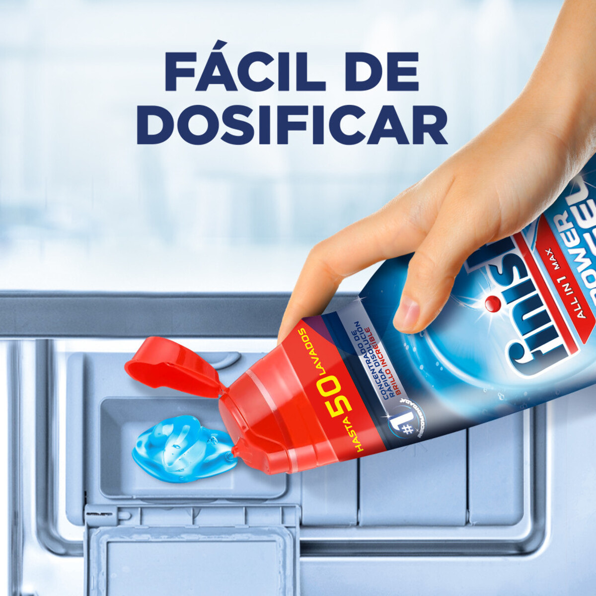 Finish All in 1 Max Power Gel Higiene Regular Lavavajillas 5x 50 lavados