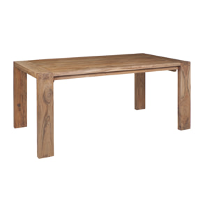 STONE - TAVOLO PRANZO IN LEGNO PROLUNGHE ESTRAIBILI - misura 160X80X77