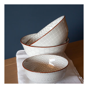 Lot de 6 grands bols, SLOW