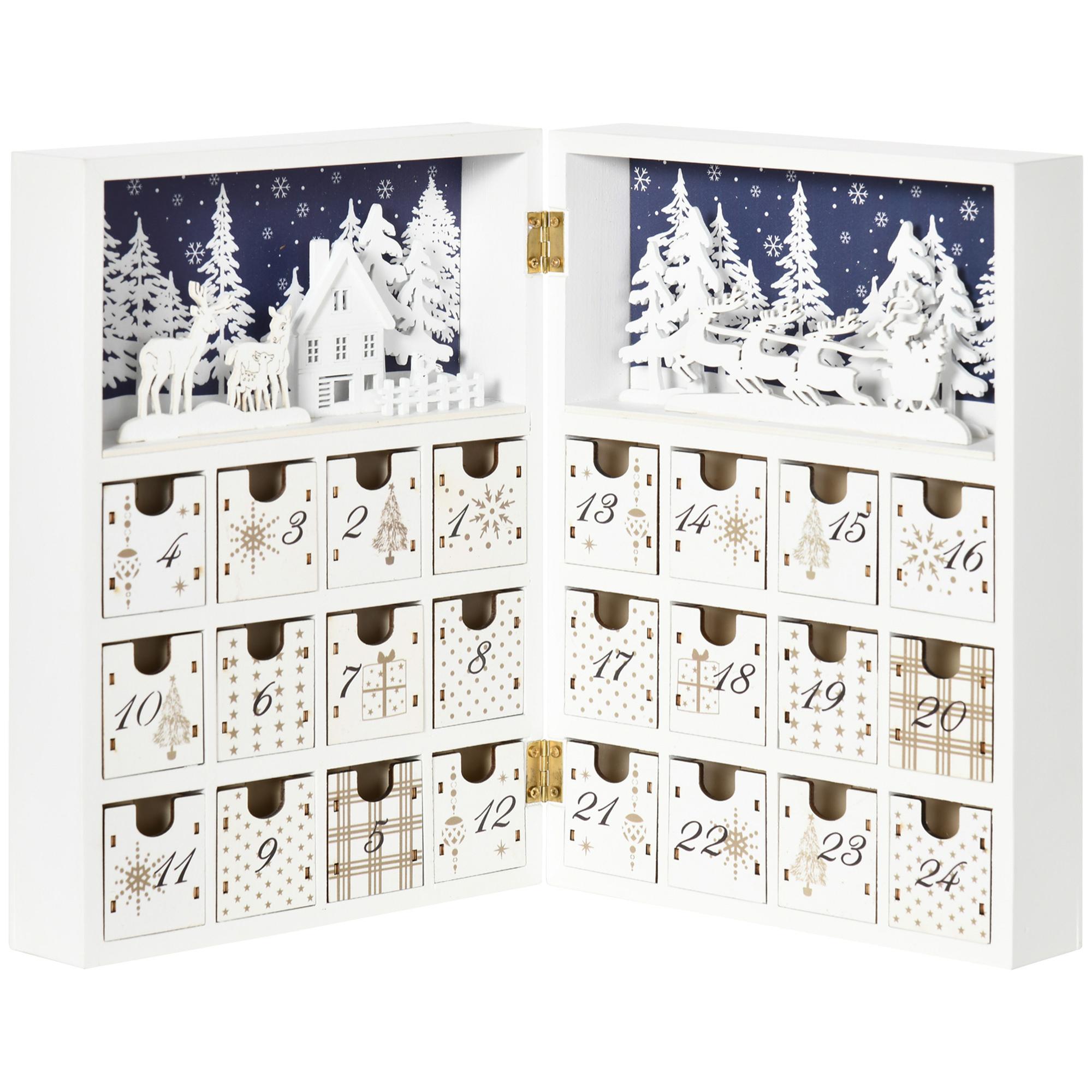 Calendrier de l'Avent village de Noël pliable - 52,90€