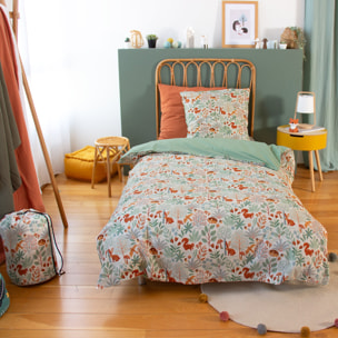 Parure de lit enfant imprimé 100% coton - pierrot