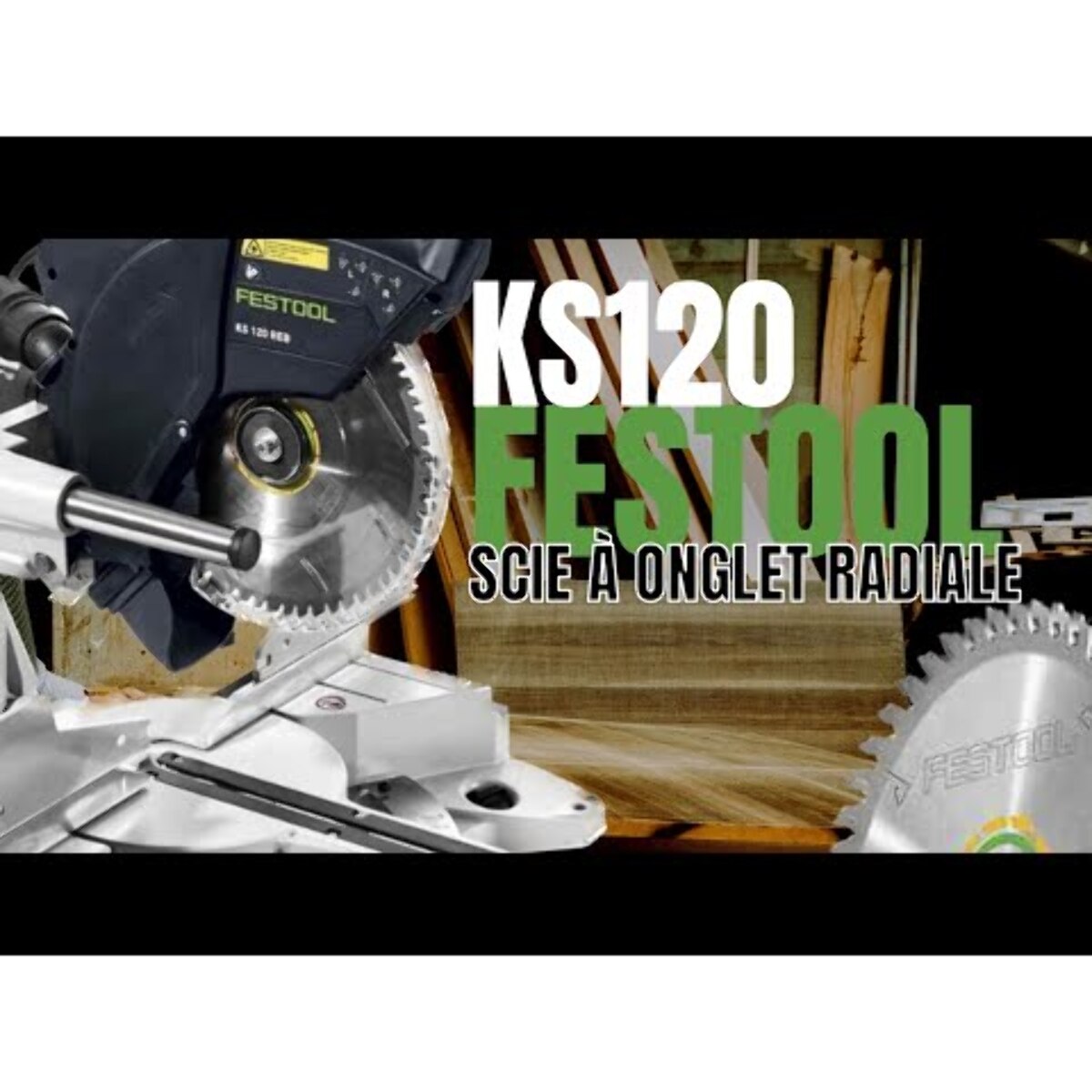 Scie à onglets radiale KS 120 REB-Set-UG KAPEX FESTOOL - 575313