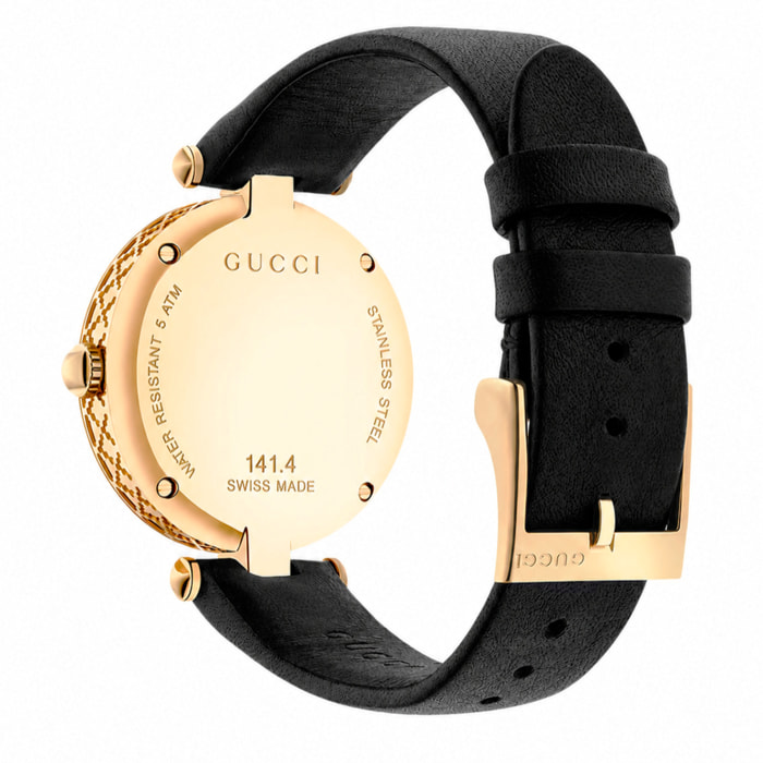Reloj Gucci YA141404 Mujer Analogico Cuarzo con Correa de Cuero