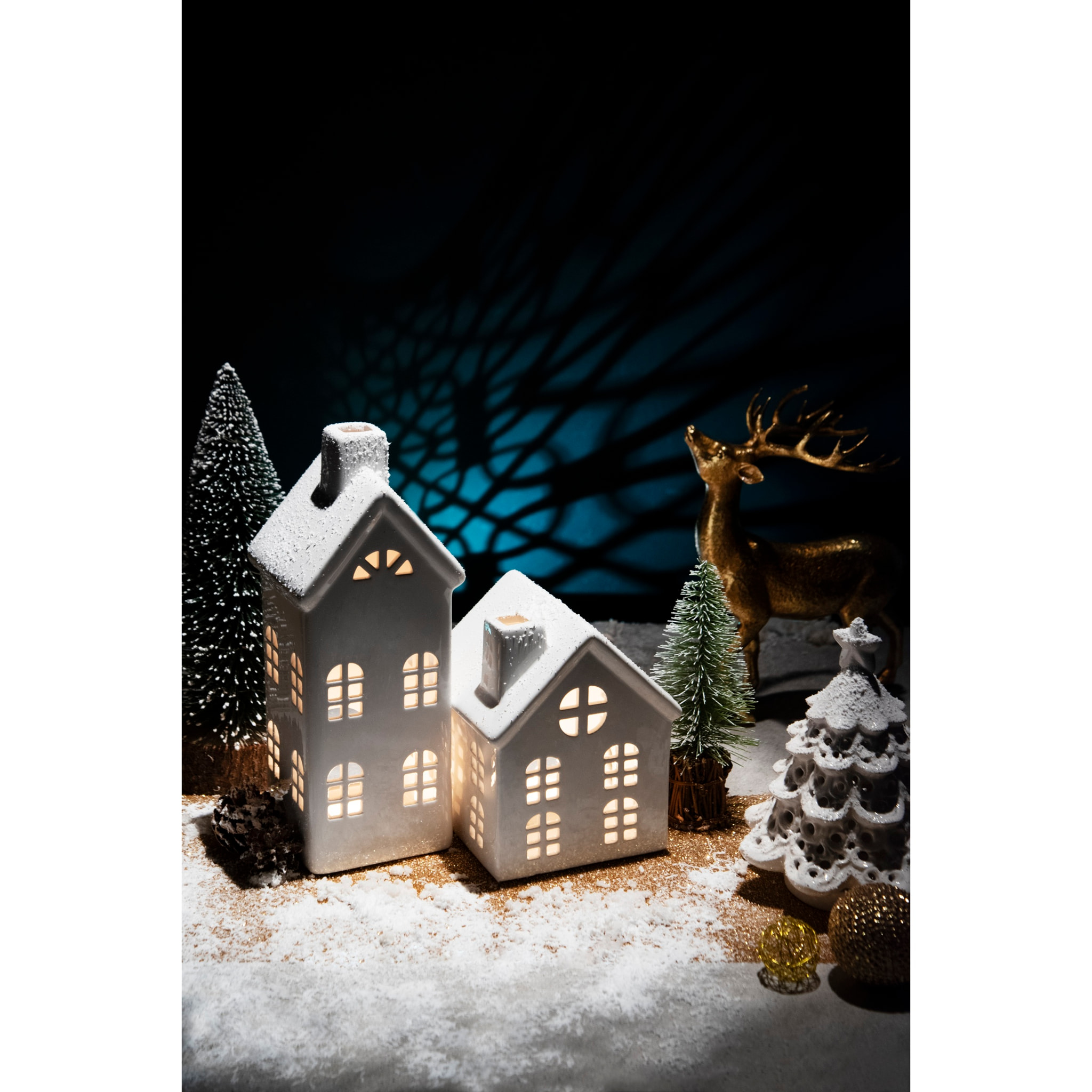 Lanterna Excelsa – White Dreams, Ceramica Bianco