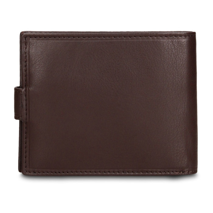 Portafoglio uomo vera pelle - Modello Eldrin Pro - Casual - 12.5 x 10.0 x 2.0 cm