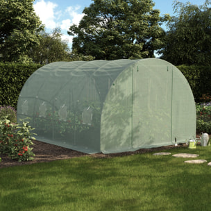 Serre 12m² verte - gamme toutes saisons