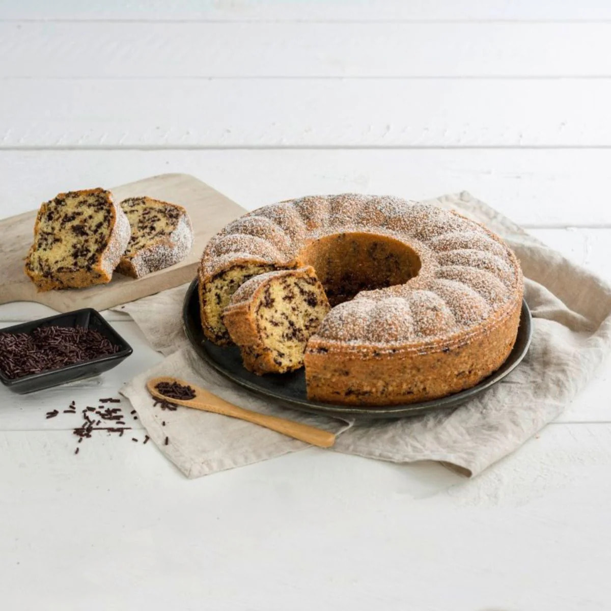 Ensemble de 2 Moules à manqué et savarin double fond 26 cm Dr. Oetker Back Liebe