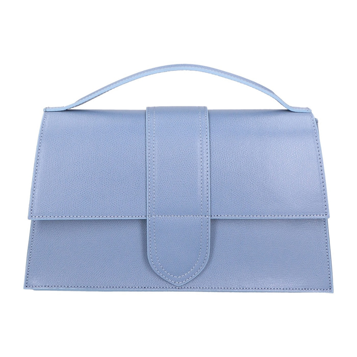 Borsa a mano da donna - Modello Lina - Vera pelle - 34.0 x 20.0 x 9.0 cm