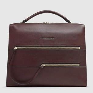 Piquadro Borsa da ufficio porta pc e porta iPad® con protezioni antiurto e anti RFID