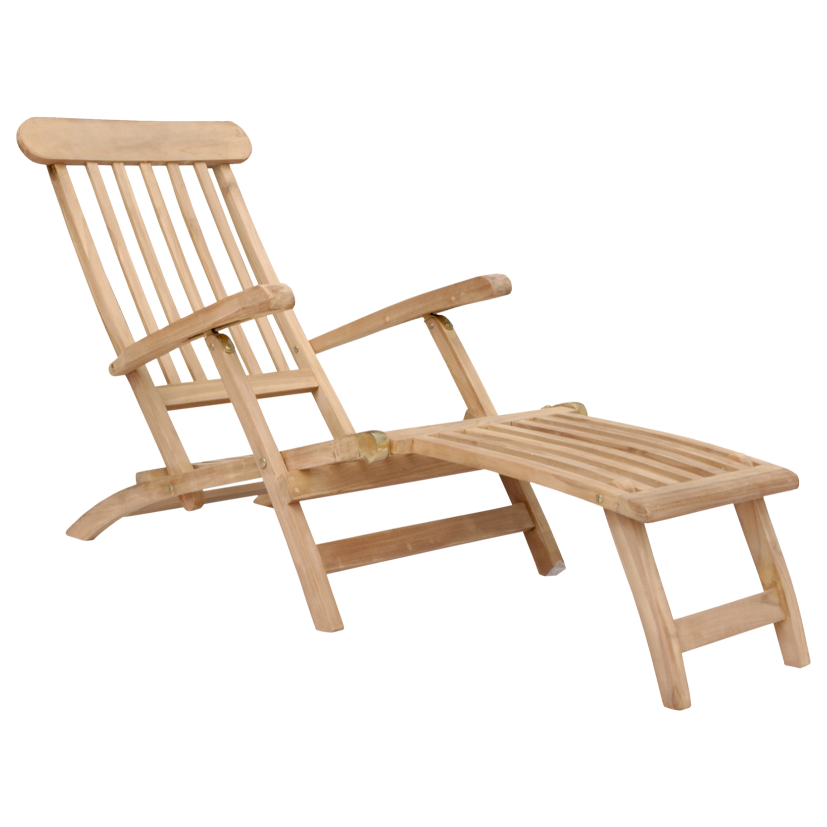 Transat pliant 153cm en teck LOMBOK