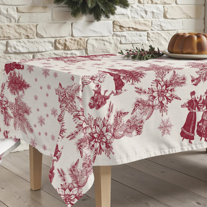 Nappe en résine Anti-tâches Christmas Toile