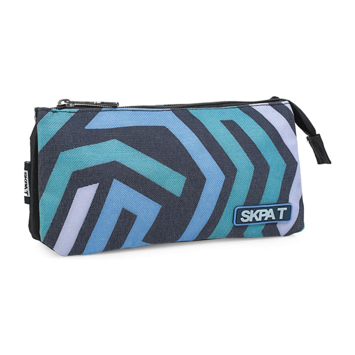 Estuche Escolar Skpat School Line Azul