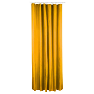 Rideau de douche 180x200cm Jaune Colorama