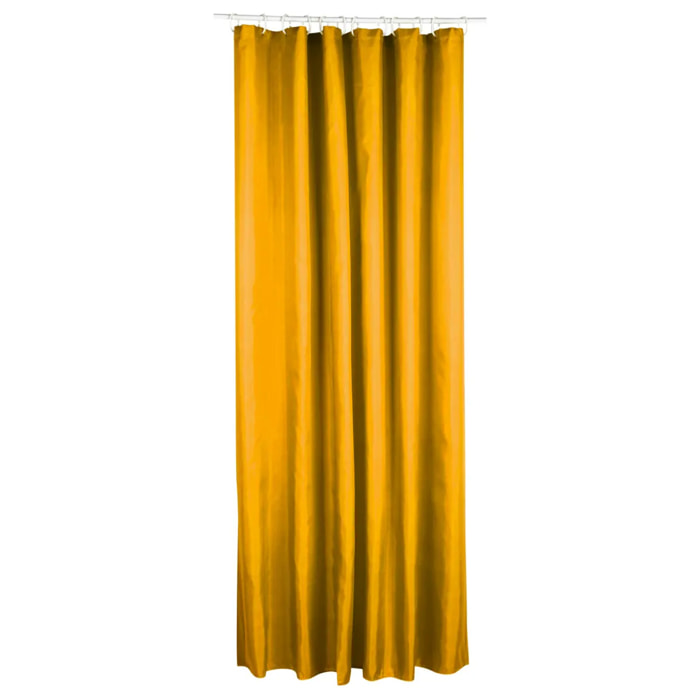Rideau de douche 180x200cm Jaune Colorama