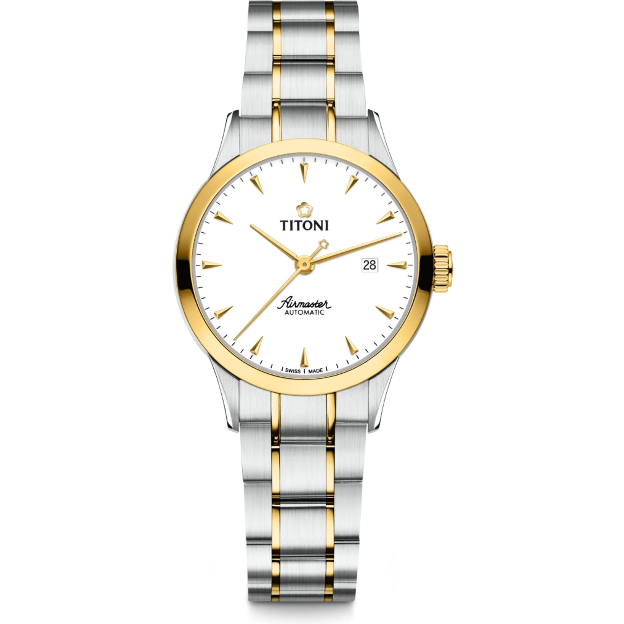 Reloj Titoni 23733SY-583 Mujer Analogico Automatico con Correa de Acero inoxidable