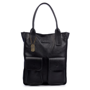 Bellona Bolso Tote Mujer. Piel auténtica Dollaro