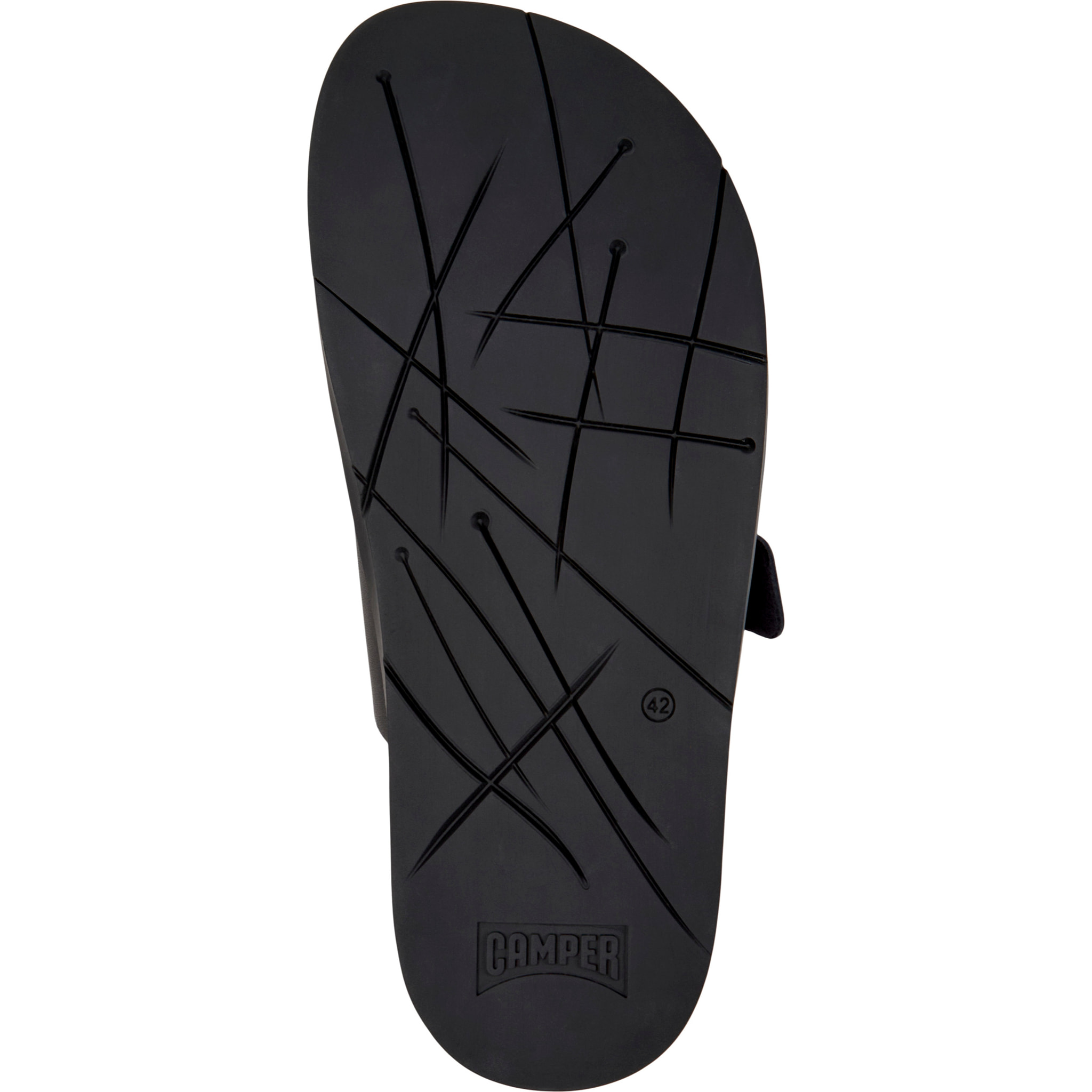 Sandali - CAMPER Lluc Sandal - Nero - Pelle liscia