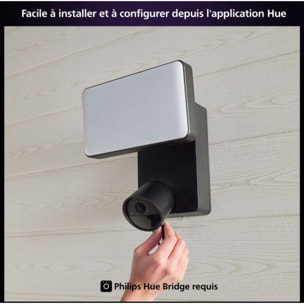 Caméra de surveillance PHILIPS HUE HUE Secure 1080p Floodlight filaire