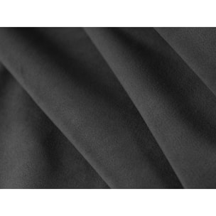 Tête de lit "Provence" 140x120cm en velours gris foncé