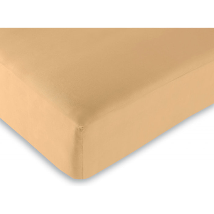 Drap housse 57 fils/cm² - Taupe