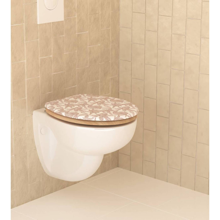 Abattant WC Bloom 36x42,5cm rose