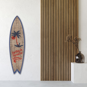 Planche de surf décorative paradise Tableau alu Dibond