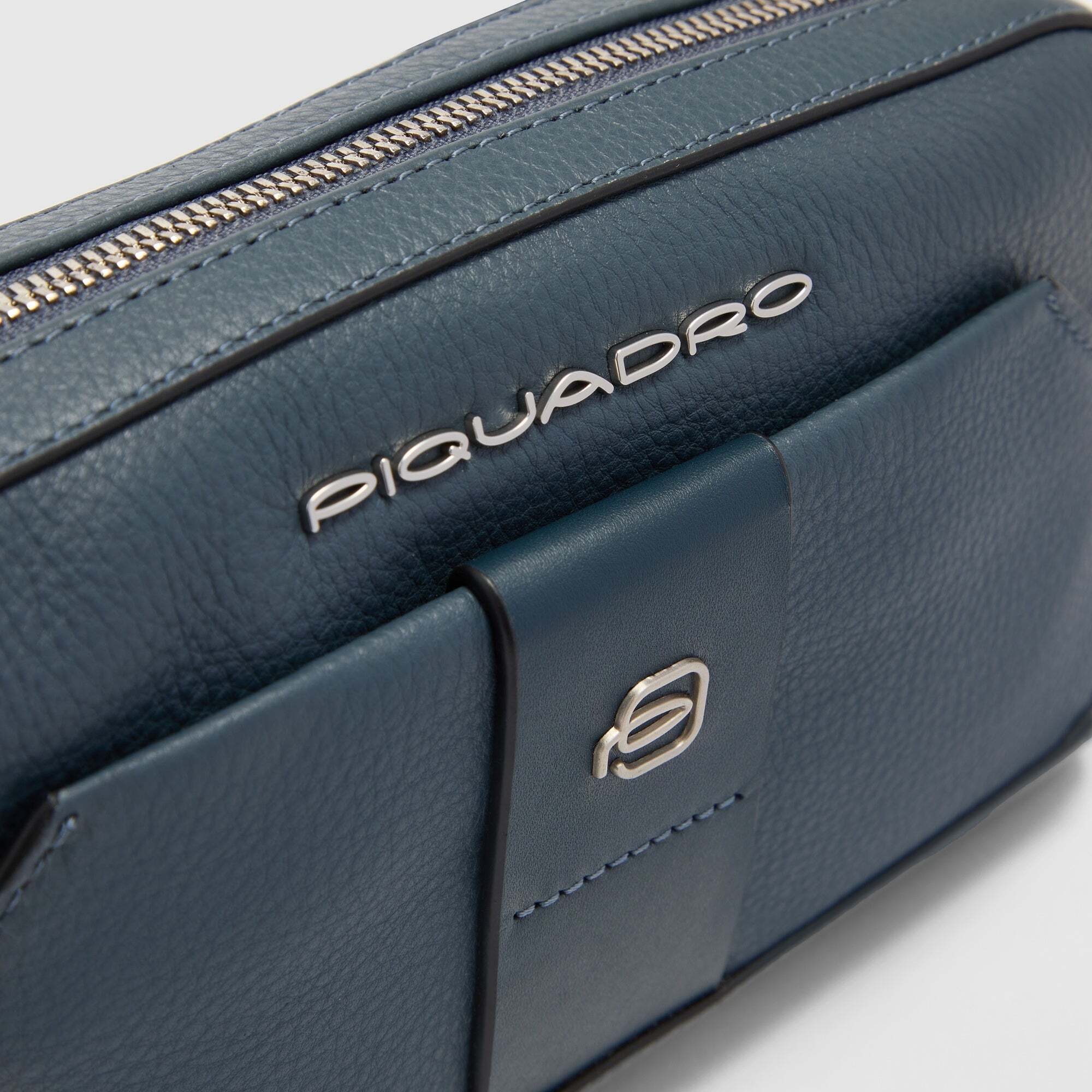 Piquadro Pochette uomo in pelle con tracolla