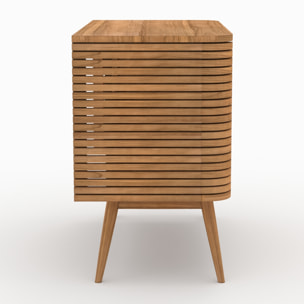 Meuble de salle de bain en bois de teck 100 cm - Auguste