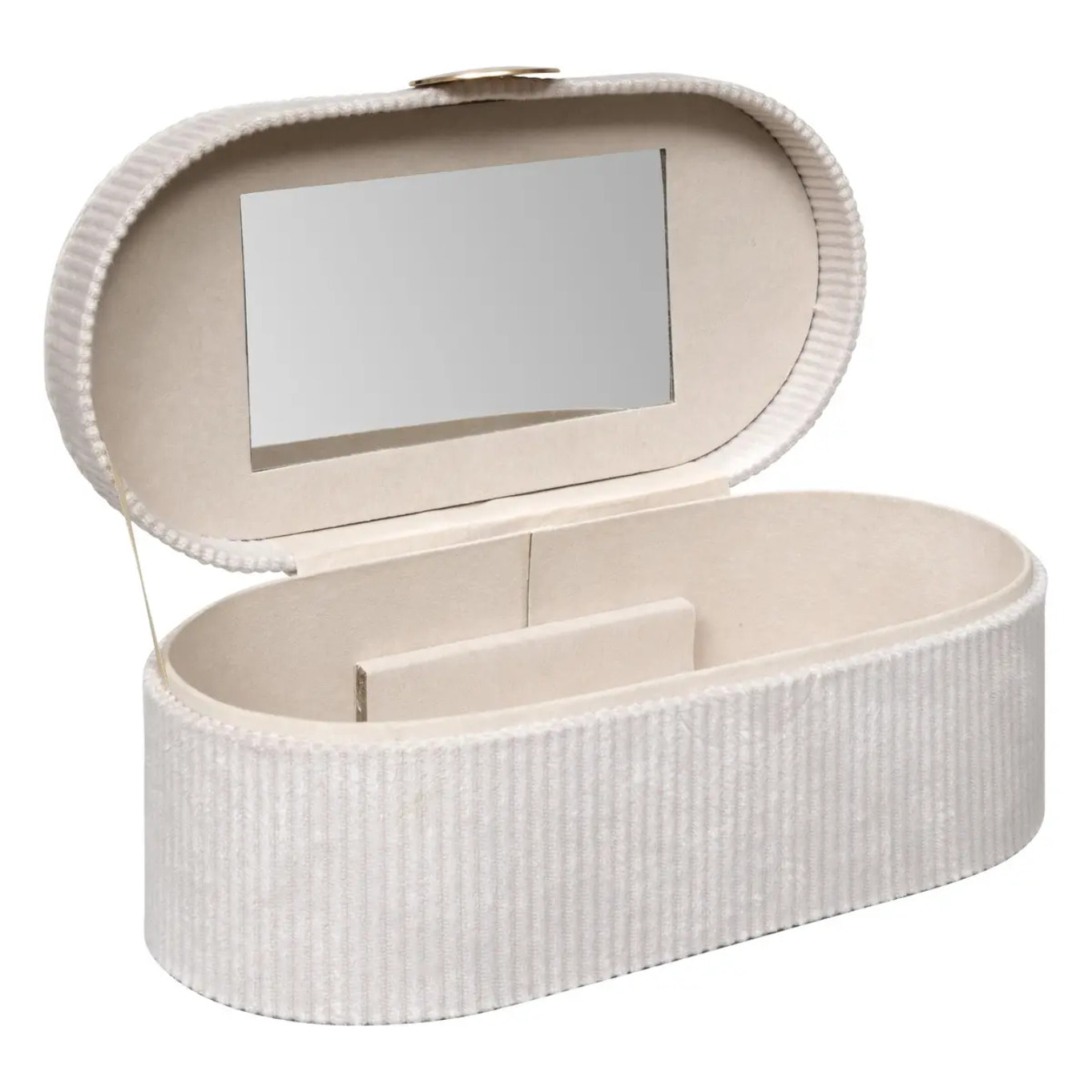 Boîte à bijoux Enya velours beige L255cm