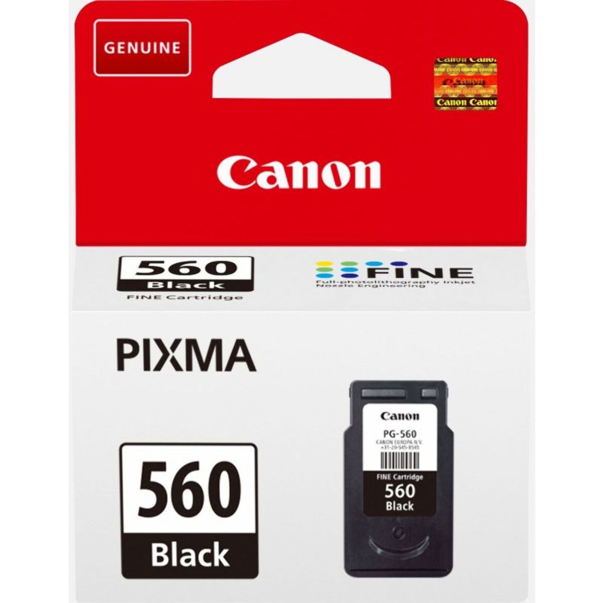 Cartouche d'encre CANON Originale PG-560 Noire Standard - 3713C001