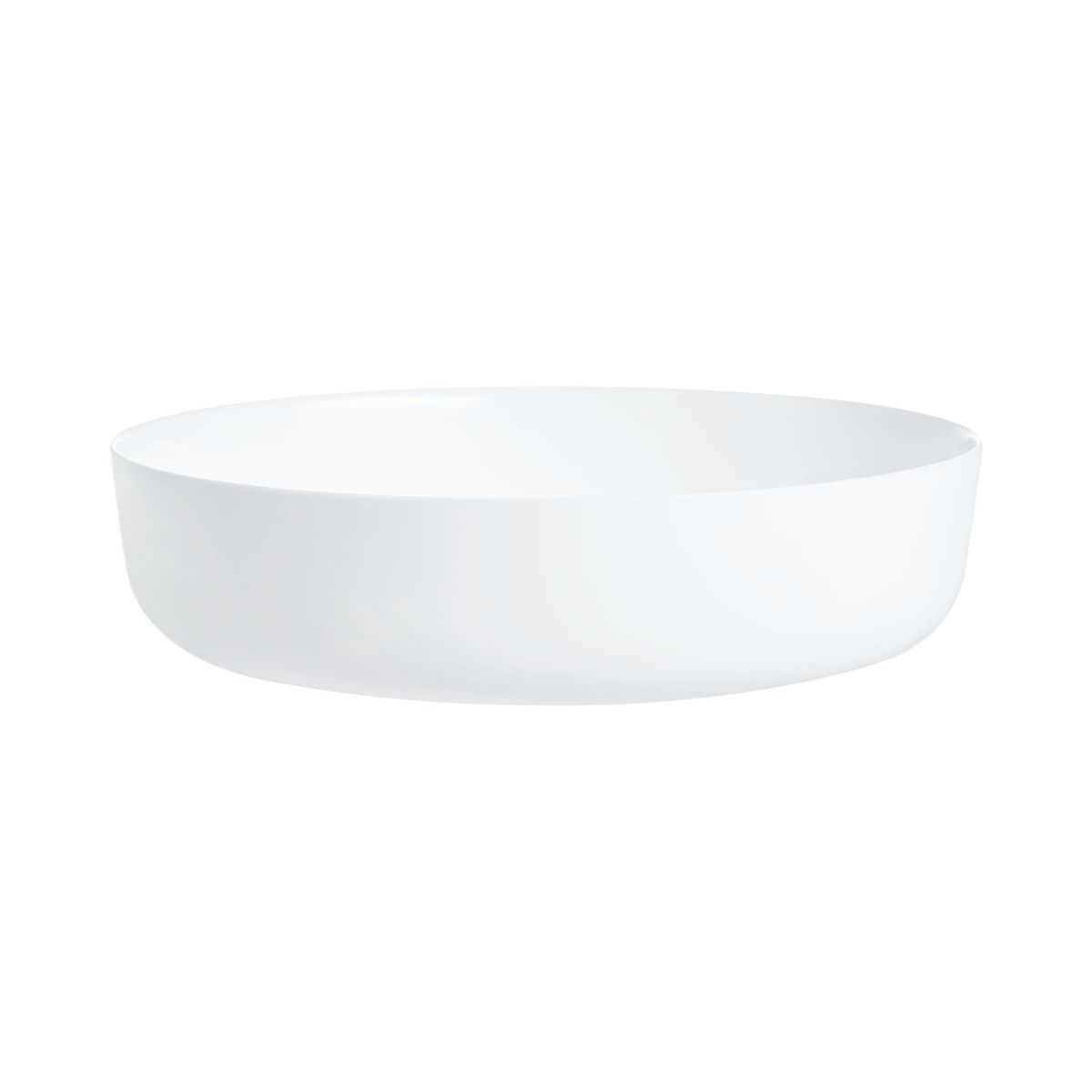 Plat à four rond blanc 30cm Smart Cuisine Diwali 250°C - Luminarc - Opale culinaire extra léger et résistant