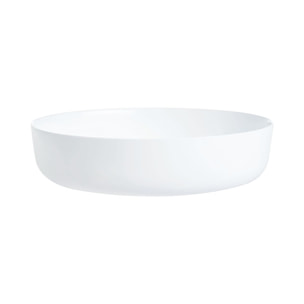 Plat à four rond blanc 30cm Smart Cuisine Diwali 250°C - Luminarc - Opale culinaire extra léger et résistant