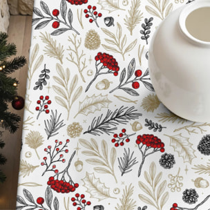 Nappe en résine Anti-tâches Merry Christmas 34